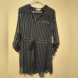 Cloud & Sky Size XL Stripped Dress